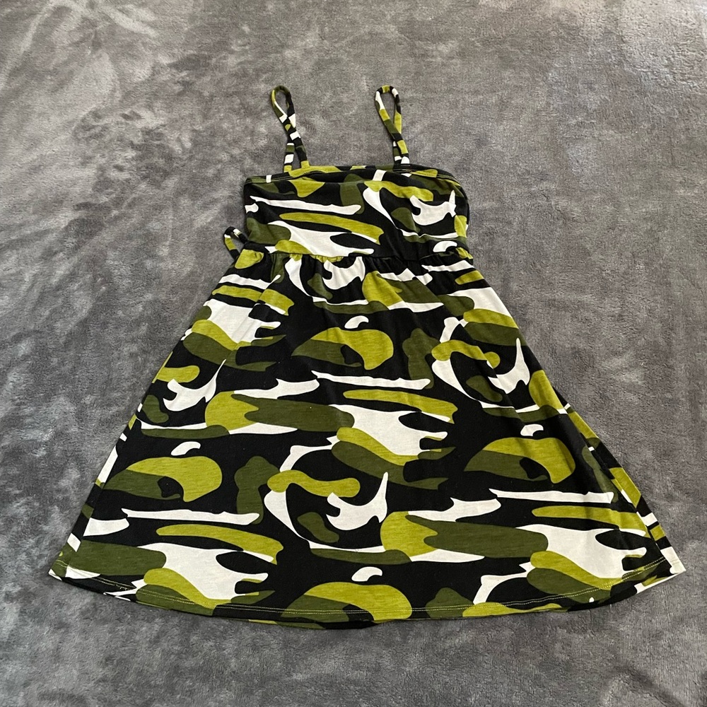 RMLA Spaghetti Strap Camo Dress